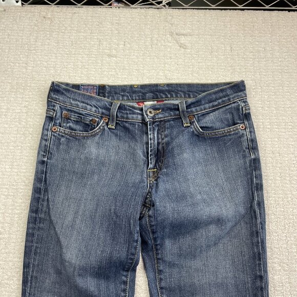 Lucky Brand Jeans by Gene Montesano Womens 4 / 27 Short Inseam USA Made Blue - Picture 2 of 12